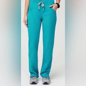 Figs Teal Scrub Pant